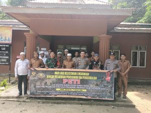 Himbauan dan Sosialisasi Efek Buruk Karhutla dan PETI,Polsek Sungai Manau bersama Warga Muaro Panco