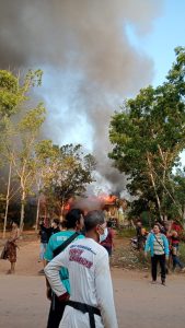 Aset Milik PT HMBP Desa Bangkal Dirusak Massa