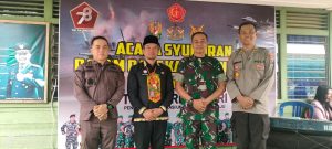 HUT TNI Ke 78 Gelar Syukuran di Komando Rayon Militer 1015-09  Seruyan Hilir Kabupaten Seruyan