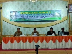 Dinas PUPR Sarolangun Gelar Konsultasi Publik Ke 2