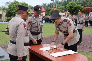 AKBP Imam Rachman, Pimpin Serah Terima Pejabat Utama Polres Sarolangun