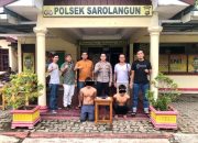 Polisi Berhasil Sergap Dua Pelaku Diduga Membawa Senpi Rakitan dan Sajam