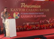 Kapolda Kepri Hadiri Peresmian Kantor Cabang BPR Karimun Sejahtera Kota Batam