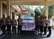 Polres Sarolangun Salurkan Bansos Untuk Masyarakat Kurang Mampu