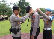 Kapolres Sarolangun Berikan Penghargaan Kepada Bripda Yudhistira
