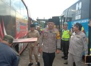 INFO MUDIK 2024 : Kapolres Sarolangun Pastikan Bus Mudik Layak Jalan