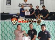DPW Fast Respon Provinsi Jambi Memberikan Penghargaan kepada Humas dan Sat Reskrim Polres Batanghari