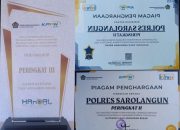 Polres Sarolangun Sabet Tiga Piagam Penghargaan Dari KPKPN