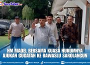 HM Madel Bersama Kuasa Hukumnya Ajukan Gugatan Ke Bawaslu Sarolangun