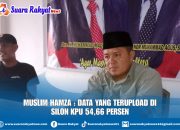 Muslim Hamza : Data Yang Terupload di Silon KPU 54,66 Persen