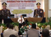 Perkuat Sinergitas TNI-Polri : Bid Propam Polda Kepri Gelar Rakornas Bersama Pom TNI