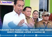 Kunjungi Musi Rawas Utara Presiden Jokowi Soroti Pasokan Listrik Di Daerah ini