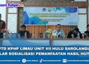 UPTD KPHP Limau Unit VII Hulu Sarolangun Gelar Sosialisasi Pemanfaatan Hasil Hutan