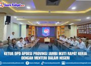 Ketua DPD APDESI Provinsi Jambi Ikuti Rapat Kerja Dengan Mendagri