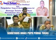 Sekretaris Dinas PUPR Seruyan Purna Tugas