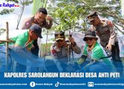 Kapolres Sarolangun Deklarasi Desa Anti PETI