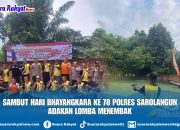 Sambut Hari Bhayangkara Ke 78 Polres Sarolangun Adakan Lomba Menembak