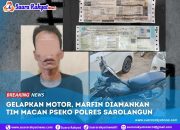 Gelapkan Motor, Marfin Diamankan Tim Macan Pseko Polres Sarolangun