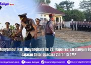 Menyambut Hari Bhayangkara Ke 78, Kapolres Sarolangun Beserta Jajaran Gelar Upacara Ziarah Di TMP