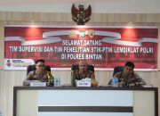 Polres Bintan Terima Kunjungan Tim STIK Lemdiklat Polri
