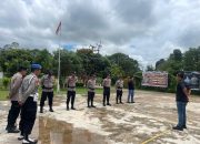 Polresta Barelang Lakukan Pengamanan Kampanye Pasangan Calon Walikota di Lapangan Bola Sijantung Kec. Galang Kota Batam