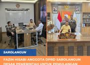 Fazin Hisabi Anggota DPRD Sarolangun Desak Pemerintah Untuk Pemulangan Jenazah Ridwan Ketanah Air