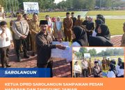 Ketua DPRD Sarolangun Sampaikan Pesan Harapan dan Tanggung Jawab