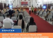 Sempat Tertunda, Sejumlah Fraksi DPRD Seruyan Sampaikan Pandangan Umum Terkait Raperda RPJMD Tahun 2024-2029