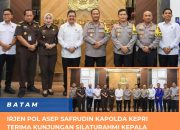 Irjen Pol Asep Safrudin Kapolda Kepri Terima Kunjungan Silaturahmi Kepala Kejaksaan Tinggi Kepri
