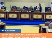 Ketua DPRD Sarolangun Pimpin Rapat Paripurna Tingkat I Tahap II Dihadiri Oleh Bupati Sarolangun