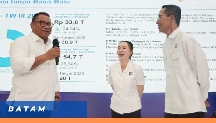 Batam Tutup 2025 dengan Investasi dan Ekonomi yang Menguat