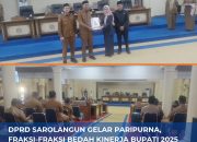 DPRD Sarolangun Gelar Paripurna, Fraksi-Fraksi Bedah Kinerja Bupati 2025 dengan Catatan Kritis dan Harapan Baru