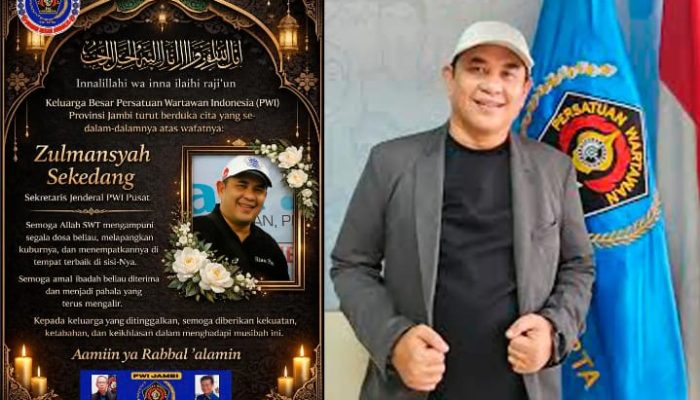 Dunia Pers Berduka, Sekjen PWI Pusat Zulmansyah Sekedang Wafat