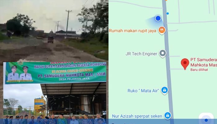 Sorotan Publik Menguat, Warga Kritik Peresmian Pabrik PT SMM di Pelawan Jaya