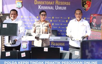 Polda Kepri Tindak Praktik Perjudian Online Di Batam,Ribuan Akun Dikendalikan Otomatis