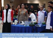 Satpolairud Polres Karimun Gagalkan Pengiriman 9,5 Ton Timah Ilegal di Karimun, Dua Tersangka Diamankan!!!