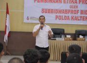 BIDPROPAM POLDA KALTENG BERIKAN PEMBINAAN ETIKA PROFESI POLRI KEPADA PERSONEL POLRES SERUYAN