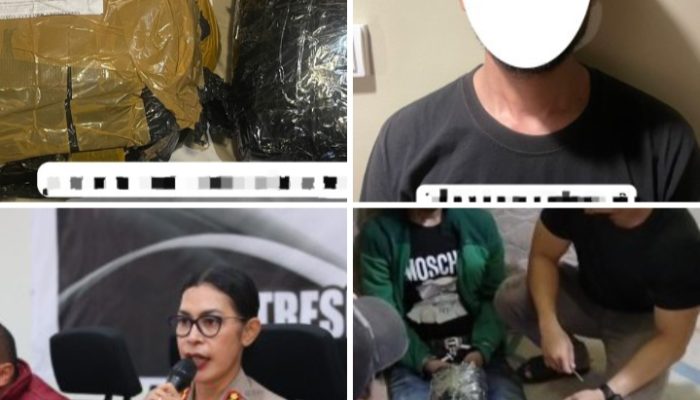 Ditresnarkoba Polda Kepri Berhasil Ungkap Peredaran Narkotika Jenis Ganja Jaringan Aceh – Batam