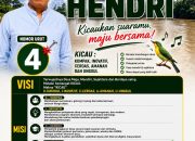 HENDRI CALON KADES NOMOR URUT 4 AJAK WARGA DESA TUMBANG BA’I BERSAMA SAMA MEMBANGUN DESA