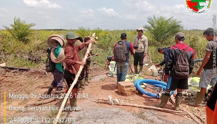 TIM GABUNGAN BERHASIL PADAMKAN KARHUTLA DI SERUYAN